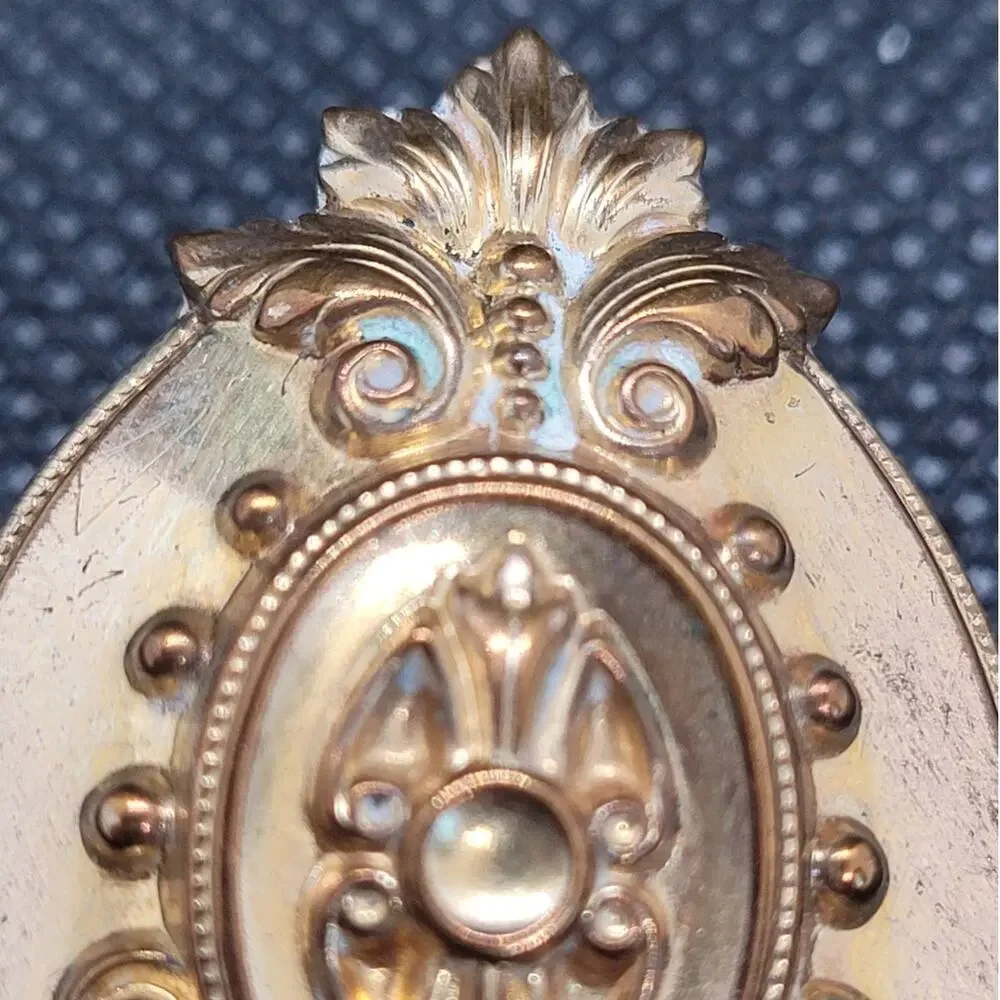 Elegant‎ Antique Victorian Brooch Rolled Gold Germany Biedermeier Treasure